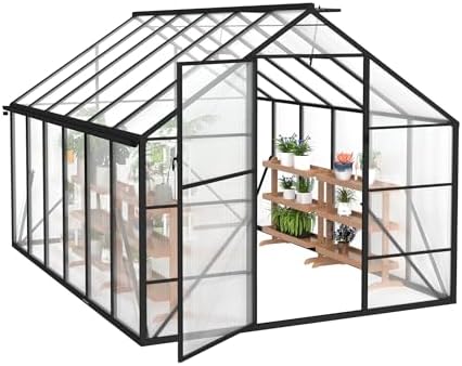 Erdvus aliuminio šiltnamis