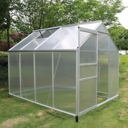 Aliuminio šiltnamis su pagrindu