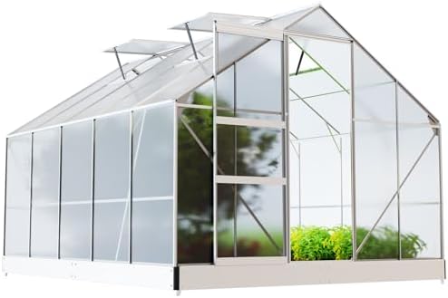 Pilnas aliuminio šiltnamis