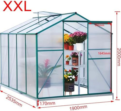 Sodo aliuminio šiltnamis