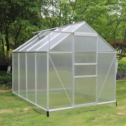 Aliuminio šiltnamis su pagrindu