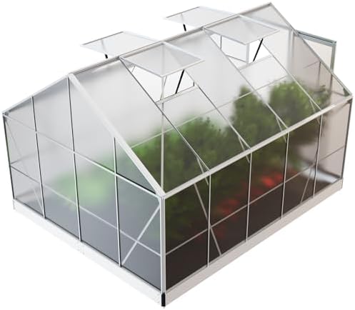 Pilnas aliuminio šiltnamis