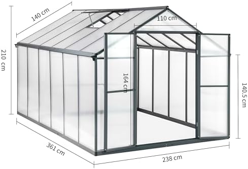 Aliuminio šiltnamis pomidorams