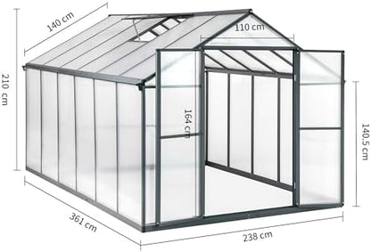 Aliuminio šiltnamis pomidorams