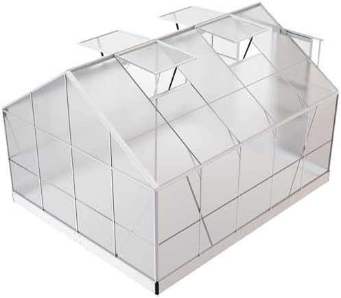 Pilnas aliuminio šiltnamis